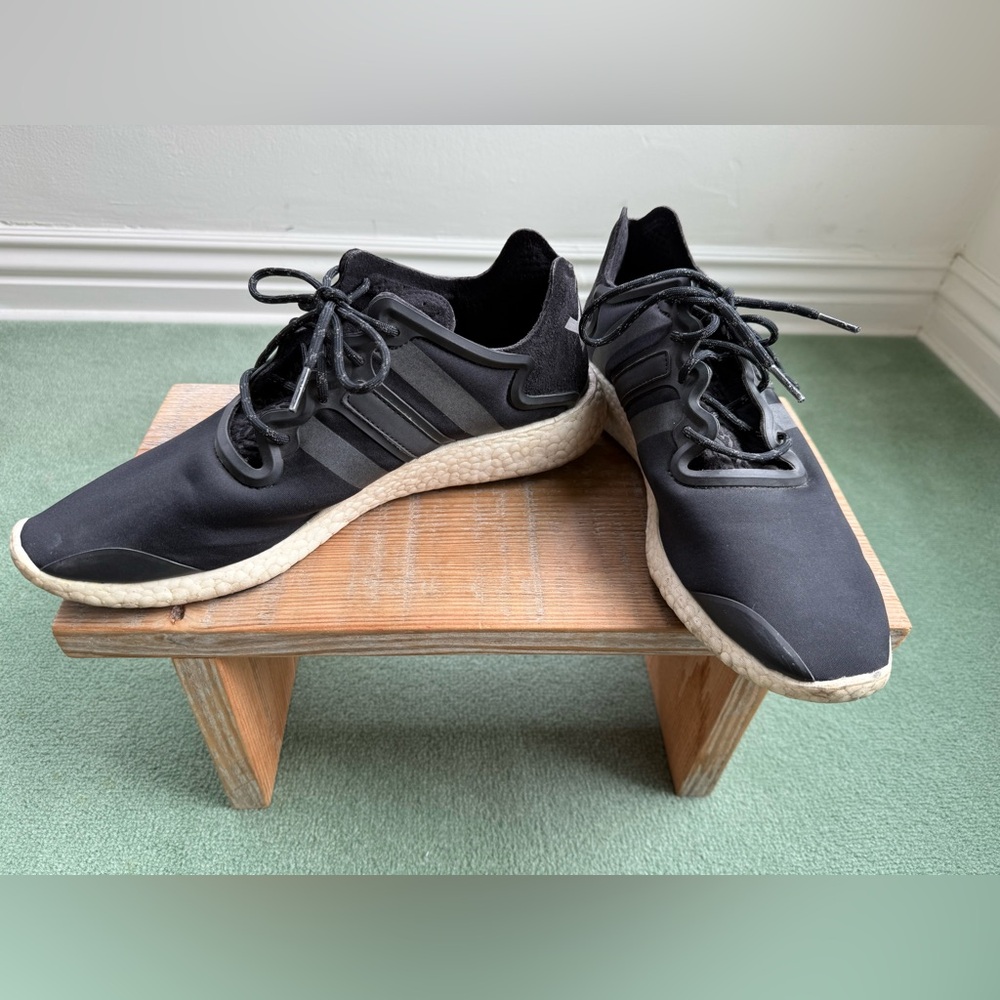 Y-3 Yohji Men's Run Reflective Sneaker Black White | Size 11